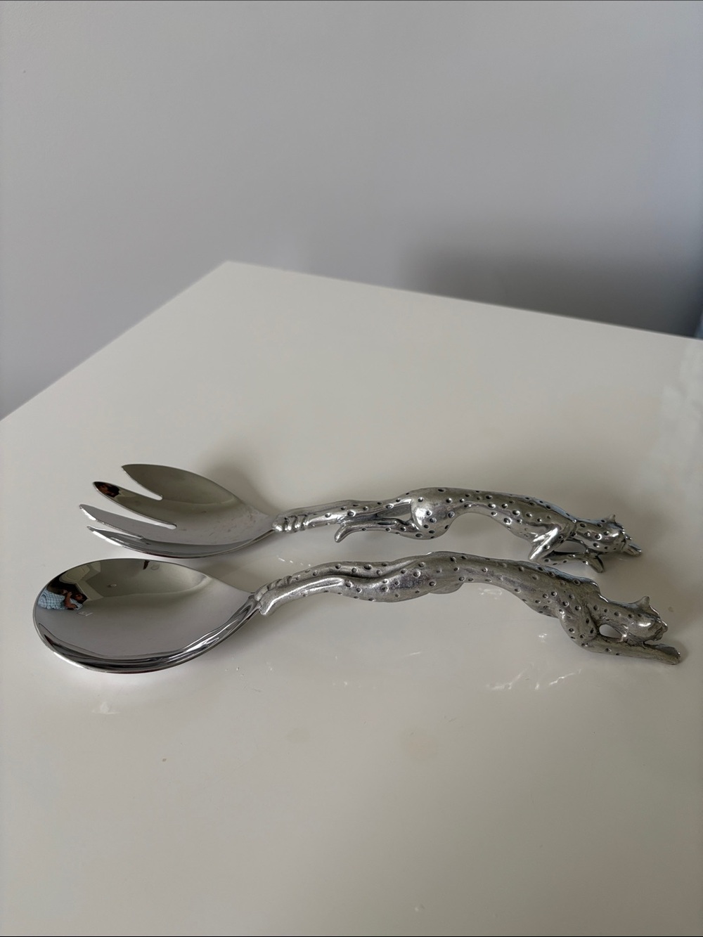 Cheetah Design  Salad Server